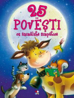 cover image of 25 de povești cu animăluțe simpatice